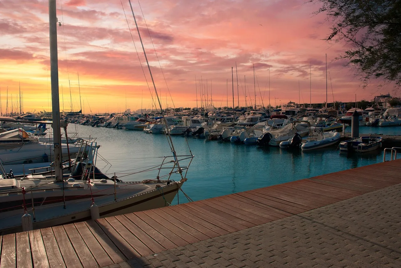 Marina sunset